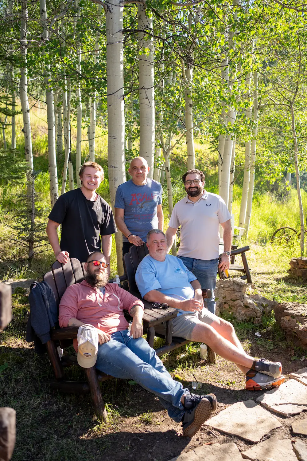 ETC Team Members posing for a photo in the outdoors